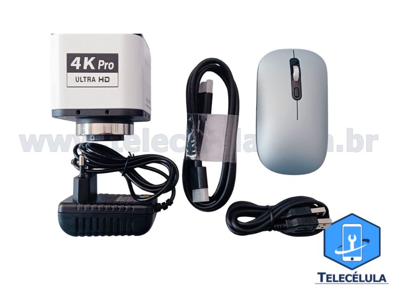 SUPER CMERA PARA MICROSCPIO TRINOCULAR 4K 4KHU 3840X2160P HDMI USB BRANCA